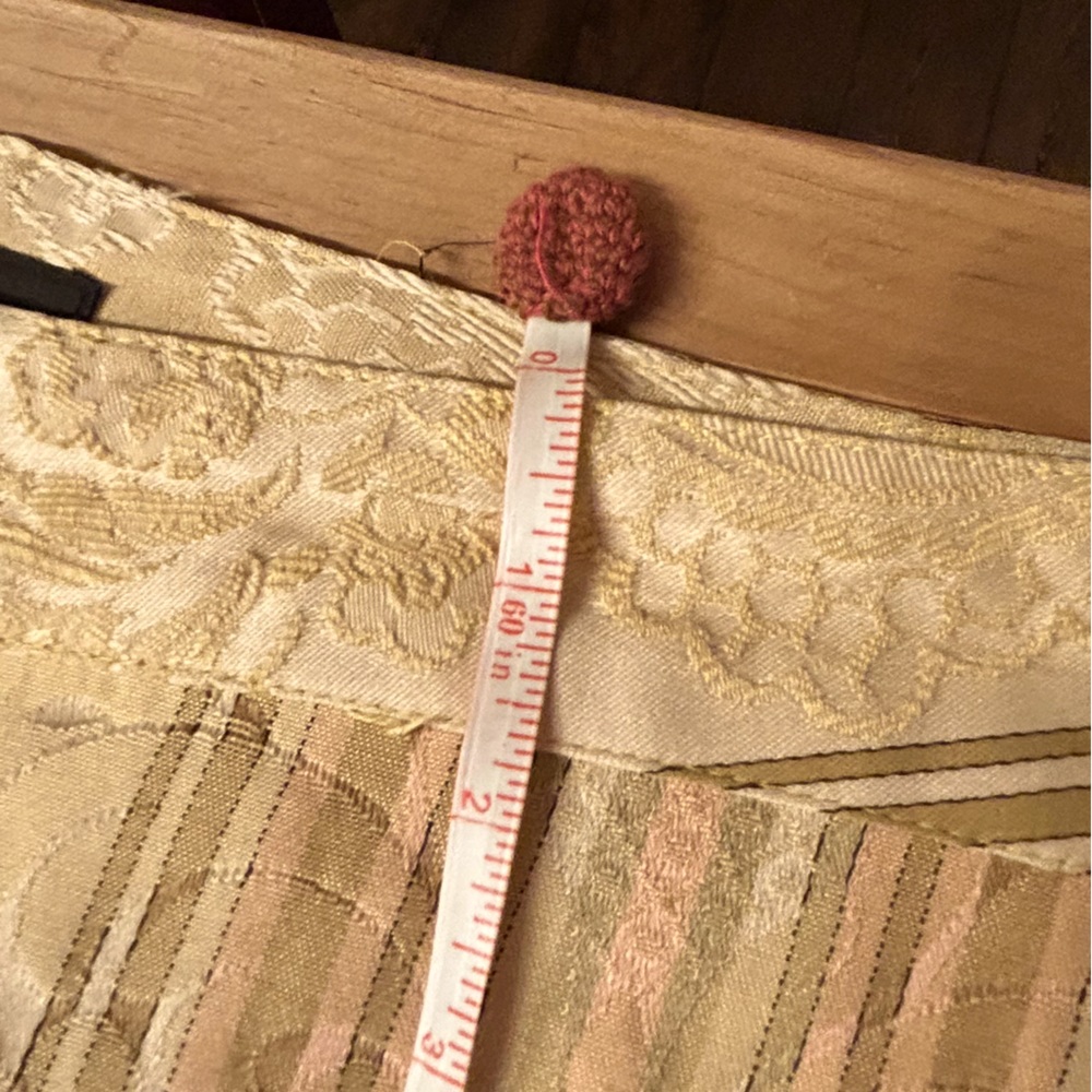 Women’s dress pants with floral & striped pattern, size 10, Patricia Kyle/LA - Picture 7 of 13